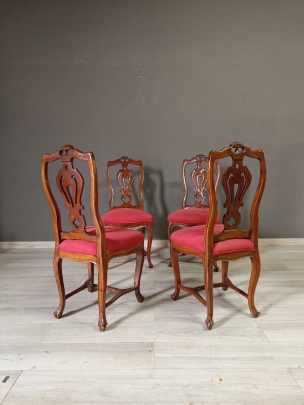 Set of 6 Louis XIV Chairs - Image 3